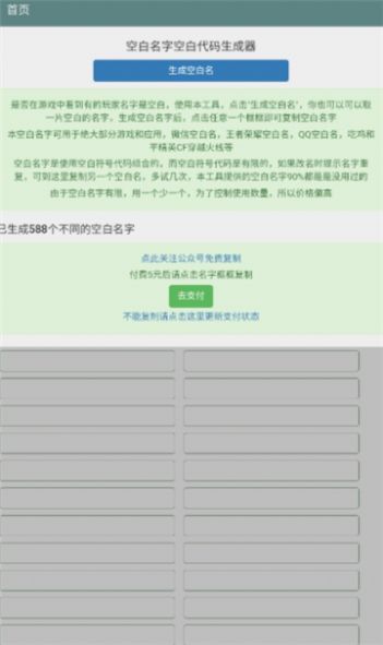空白名字助手图2