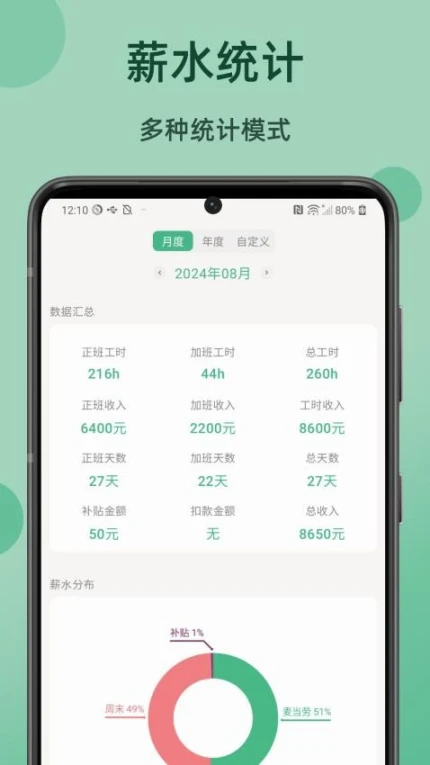 极简记工时app图3